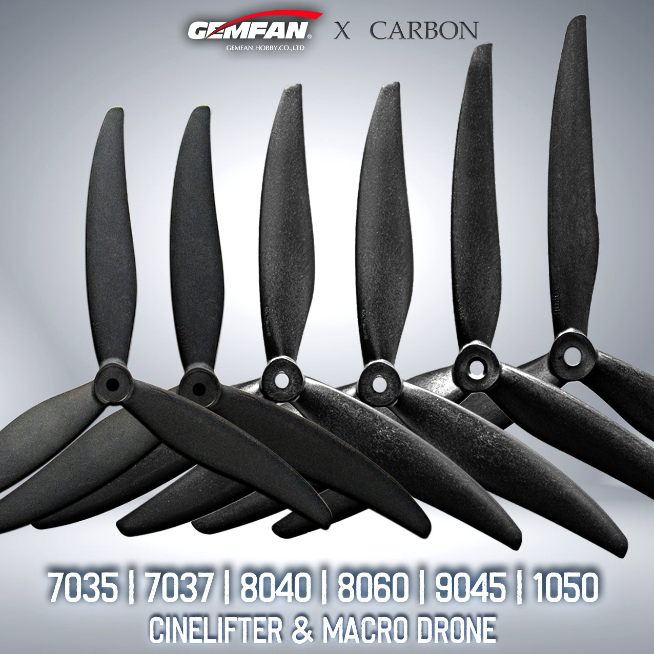 GEMFAN Propeller 7037/8040/9045/1050